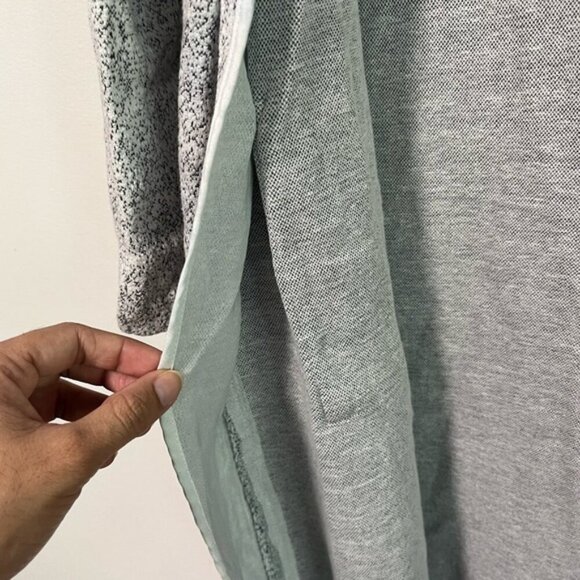 Dynamite Grey Marled Long Open Front Cardigan Jacket – Size P/S - Picture 6 of 13